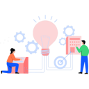 پیش‌نمایش فایل business-employees-are-working-on-business-idea-8893044 از پک حرفه