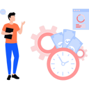 پیش‌نمایش فایل business-expert-is-working-on-time-management-8893046 از پک حرفه