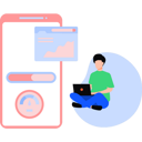 پیش‌نمایش فایل mobile-developer-is-working-on-the-performance-of-the-phone-8893011 از پک حرفه
