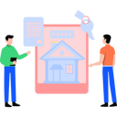 پیش‌نمایش فایل real-estate-agent-providing-house-online-8893023 از پک حرفه