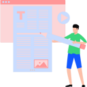 پیش‌نمایش فایل young-journalist-is-writing-article-8892962 از پک حرفه