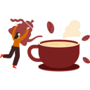 پیش‌نمایش فایل girl-pouring-coffee-into-cup-8953436 از پک فرهنگ قهوه