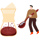 پیش‌نمایش فایل man-making-coffee-in-coffee-maker-8953444 از پک فرهنگ قهوه
