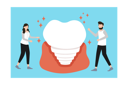 پیش‌نمایش فایل boy-and-girl-looking-at-dental-implant-9012055 از پک دندانپزشکی