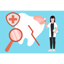 پیش‌نمایش فایل girl-checking-teeth-9012019 از پک دندانپزشکی