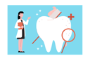 پیش‌نمایش فایل girl-doctor-standing-with-dental-file-9012009 از پک دندانپزشکی