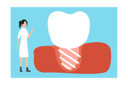 پیش‌نمایش فایل girl-looking-at-dental-implant-9012068 از پک دندانپزشکی