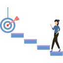 پیش‌نمایش فایل girl-moving-towards-goal-9110259 از پک مشارکت برای دستیابی به بیشتر