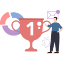 پیش‌نمایش فایل man-won-number-one-trophy-9110268 از پک مشارکت برای دستیابی به بیشتر