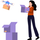 پیش‌نمایش فایل girl-delivering-parcel-by-drone-9043260 از پک چابک (اجایل)