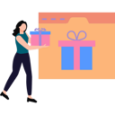 پیش‌نمایش فایل girl-is-carrying-gift-9043343 از پک چابک (اجایل)