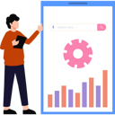 پیش‌نمایش فایل girl-is-setting-the-graph-9043364 از پک چابک (اجایل)
