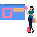 پیش‌نمایش فایل girl-is-shopping-online-9037521 از پک چابک (اجایل)