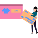 پیش‌نمایش فایل girl-is-shopping-online-9037526 از پک چابک (اجایل)