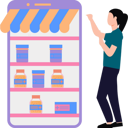 پیش‌نمایش فایل girl-is-shopping-online-9043353 از پک چابک (اجایل)