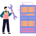 پیش‌نمایش فایل man-is-fixing-the-server-9037534 از پک چابک (اجایل)