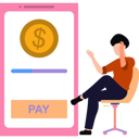 پیش‌نمایش فایل man-is-giving-money-online-9043355 از پک چابک (اجایل)