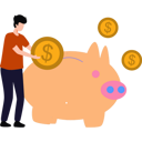 پیش‌نمایش فایل man-is-saving-money-in-the-piggy-bank-9037459 از پک چابک (اجایل)