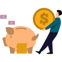 پیش‌نمایش فایل man-is-saving-money-in-the-piggy-bank-9043365 از پک چابک (اجایل)