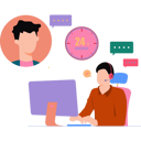 پیش‌نمایش فایل man-working-247-for-customer-support-9037457 از پک چابک (اجایل)