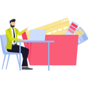 پیش‌نمایش فایل businessman-working-at-desk-9117238 از پک مدیریت فایل