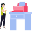 پیش‌نمایش فایل girl-printing-file-9117226 از پک مدیریت فایل