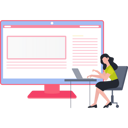 پیش‌نمایش فایل girl-working-on-laptop-9117214 از پک مدیریت فایل
