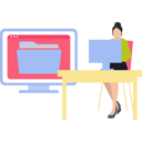 پیش‌نمایش فایل woman-working-on-file-management-9117232 از پک مدیریت فایل