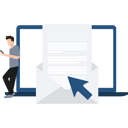 پیش‌نمایش فایل boy-reading-email-9110198 از پک ارسال ایمیل