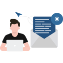 پیش‌نمایش فایل boy-sending-email-from-laptop-9110194 از پک ارسال ایمیل