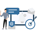 پیش‌نمایش فایل the-boy-is-receiving-email-notifications-9110184 از پک ارسال ایمیل