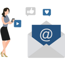 پیش‌نمایش فایل the-girl-is-checking-email-on-the-phone-9110196 از پک ارسال ایمیل