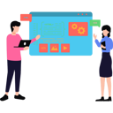 پیش‌نمایش فایل boy-and-girl-talking-about-coding-management-9117169 از پک سئو
