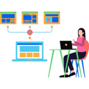 پیش‌نمایش فایل girl-is-linking-web-pages-9117176 از پک سئو
