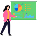 پیش‌نمایش فایل the-girl-is-giving-a-chart-presentation-9117168 از پک سئو