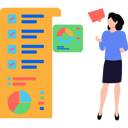 پیش‌نمایش فایل the-girl-is-looking-at-the-list-of-charts-9117165 از پک سئو