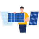 پیش‌نمایش فایل boy-is-holding-solar-panel-9146614 از پک پنل‌های خورشیدی