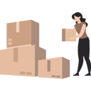 پیش‌نمایش فایل girl-moving-home-9128868 از پک نقل مکان