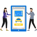 پیش‌نمایش فایل boy-and-girl-taking-taxi-online-9127843 از پک فناوری اینترنت
