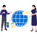 پیش‌نمایش فایل boy-and-girl-talking-about-internet-settings-9127841 از پک فناوری اینترنت