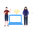 پیش‌نمایش فایل boy-and-girl-using-wi-fi-9127862 از پک فناوری اینترنت