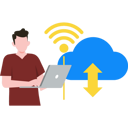 پیش‌نمایش فایل boy-using-wifi-on-laptop-9127820 از پک فناوری اینترنت