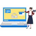 پیش‌نمایش فایل girl-sending-mail-online-9127838 از پک فناوری اینترنت