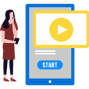 پیش‌نمایش فایل girl-watching-videos-online-9127845 از پک فناوری اینترنت