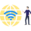 پیش‌نمایش فایل man-using-wi-fi-9127822 از پک فناوری اینترنت