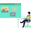 پیش‌نمایش فایل a-guy-is-working-on-web-page-coding-9154425 از پک کار تیمی