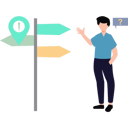 پیش‌نمایش فایل the-boy-is-thinking-about-the-direction-of-work-9154403 از پک کار تیمی
