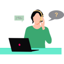 پیش‌نمایش فایل the-girl-is-talking-to-the-customer-9154389 از پک کار تیمی