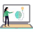 پیش‌نمایش فایل the-girl-is-working-on-mental-intelligence-9154421 از پک کار تیمی