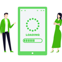 پیش‌نمایش فایل boy-and-girl-watching-loading-on-mobile-9154237 از پک ثبت‌نام و عضویت
